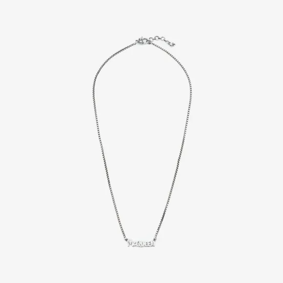 亚历山大麦昆/Alexander McQueen 古董银 男士 项链 706104J160Y0446 810656848