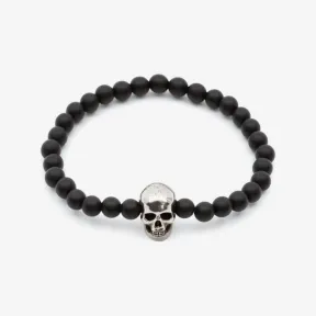 亚历山大麦昆/Alexander McQueen 黑色/银色 男士 手链 7069791AAIX1010 810683807