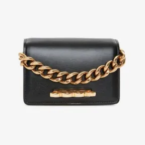 亚历山大麦昆/Alexander McQueen 黑色 女士 链条包 708146DYTXB1000 810772853