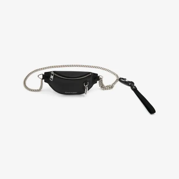 亚历山大麦昆/Alexander McQueen 机车腰包 男士 7108511AAJL1000