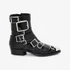 亚历山大麦昆/Alexander McQueen Punk搭扣靴 女士 718853WHJUM1081
