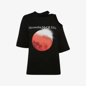 亚历山大麦昆/Alexander McQueen 黑色 女士 T恤 720984QZAG20901 