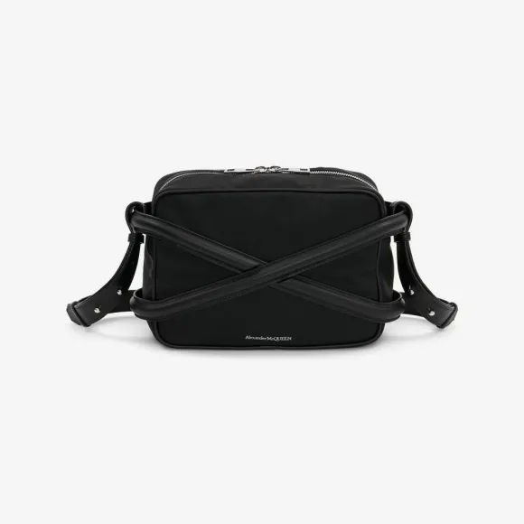 亚历山大麦昆/Alexander McQueen 黑色 Harness 相机包 7262921AALD1000 811227856