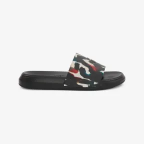 亚历山大麦昆/Alexander McQueen 男士水彩涂鸦白色/多色拖鞋 728243W4QS99035 