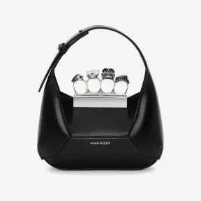 亚历山大麦昆/Alexander McQueen 女士Jewelled Hobo迷你手袋鲜绿色 731136DYTAB3510