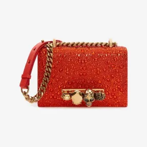 亚历山大麦昆/Alexander McQueen 女士橙色迷你宝石挎包 7331731BLCE7543 811235162