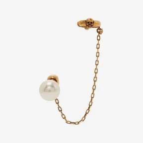 亚历山大麦昆/Alexander McQueen 女士复古金色珍珠骷髅耳骨夹 734752I170A2375 812847796