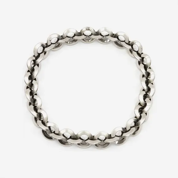 亚历山大麦昆/Alexander McQueen 男士古银孔眼链项圈 737567J160Y0446 812865536