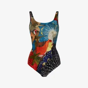 亚历山大麦昆/Alexander McQueen 女式 Hieronymus Bosch 多色连体衣 748758QZAI39101 