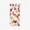 亚历山大麦昆/Alexander McQueen 女士Solarised Orchid褶皱迷你连衣裙光学白色 752378QCAHB9000