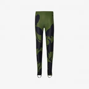 亚历山大麦昆/Alexander McQueen 男士Orchid紧身裤卡其色/黑色 754558QVX353410