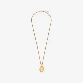 亚历山大麦昆/Alexander McQueen 女式仿古金多面石项链 757446J160T0448 813081135