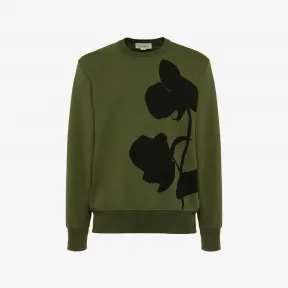 亚历山大麦昆/Alexander McQueen 男士Orchid卫衣卡其色/黑色 759153QVZ240904