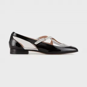乔治阿玛尼/Giorgio Armani 漆皮和层压皮革玛丽珍鞋 | 女 11821954fo