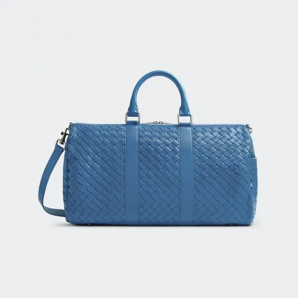葆蝶家/Bottega Veneta 中号经典Intrecciato编织皮革旅行包 650066V2E414225