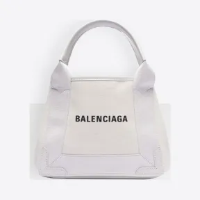 巴黎世家/Balenciaga 女士 米白色 Navy加小号手提袋 | Balenciaga 390346-AQ38N-2681