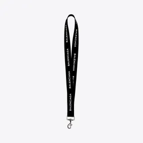 巴黎世家/Balenciaga 黑色 钥匙环，饰“Balenciaga”字样 46611637po