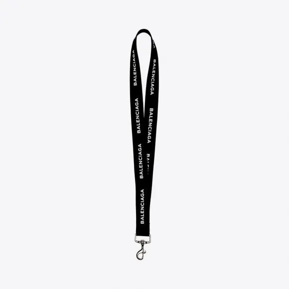巴黎世家/Balenciaga 黑色 钥匙环，饰“Balenciaga”字样 46611637po
