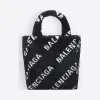 巴黎世家/Balenciaga Black / White Everyday加小号手提袋 45481560fb