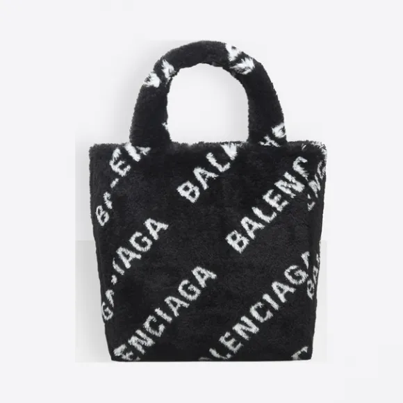 巴黎世家/Balenciaga Black / White Everyday加小号手提袋 45481560fb