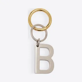 巴黎世家/Balenciaga SILVER & GOLD B链条钥匙环 51126071lt