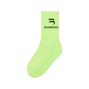 巴黎世家/Balenciaga 绿色 80% 棉 18% 尼龙 2% 弹性纤维 高筒袜 6592794A8B47160