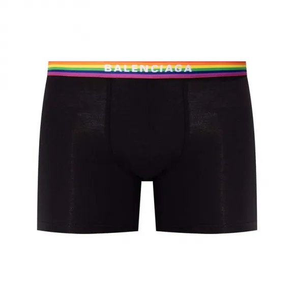 巴黎世家/Balenciaga 黑色 93% 棉 7% 弹性纤维 三角裤 6708124A8B81000