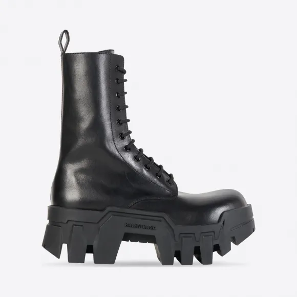 巴黎世家/Balenciaga 女士 BULLDOZER系带靴子 671554WBCQ01000