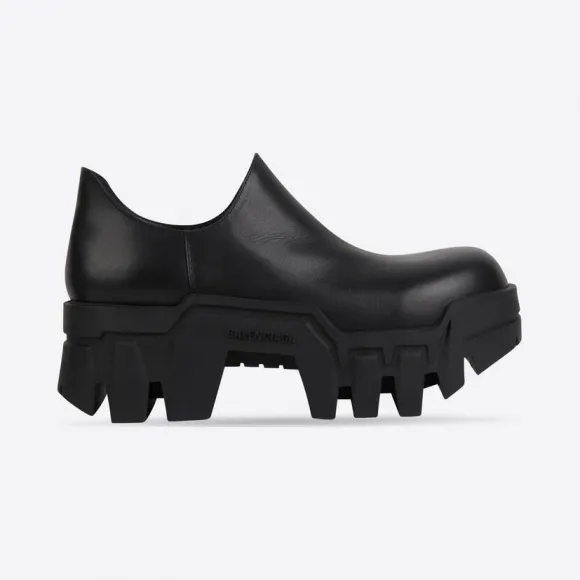 巴黎世家/Balenciaga 男士黑色推土机迷你靴 672478WBCQ01000