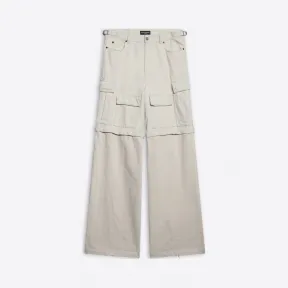 巴黎世家/Balenciaga 米色男士 Bb Corp 工装裤 675217TAP049710