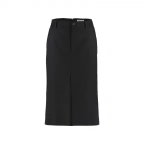 巴黎世家/Balenciaga 黑色 粘胶纤维 58% 羊毛 42% 半身裙 675413TLT17J1000