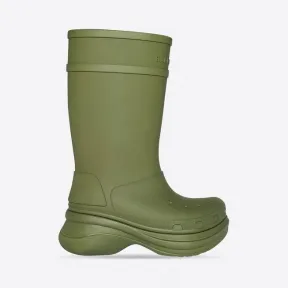 巴黎世家/Balenciaga 男士 Crocs™ 绿色靴子 677384W1S8E3195