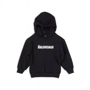 巴黎世家/Balenciaga Kids - Caps Hoodie in Black 682019TNVH91070