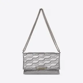 巴黎世家/Balenciaga 女式 Triplet 中号 Bb Monogram 银色包袋 688826210648103
