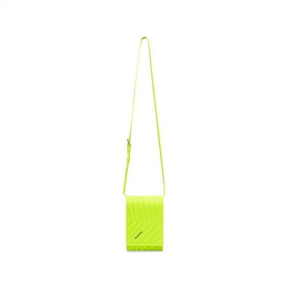 巴黎世家/Balenciaga Men's Car Phone Holder On Strap in Yellow 6935442104H7206