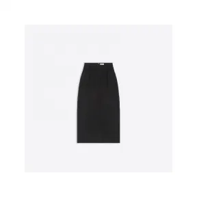 巴黎世家/Balenciaga 黑色 100% 三乙酸酯 半身裙 698757TIO48K1000