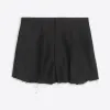 巴黎世家/Balenciaga 女士剪裁剪裁黑色半身裙 702043TTI051000