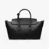 巴利/Bally 中号黑色皮革手柄包 6203945