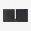 巴利/Bally 翡翠蓝色牛皮长款钱夹 6218063