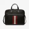 巴利/Bally 黑色尼龙商务包 6220461