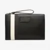 巴利/Bally 黑色合成面料手拿包 6224070