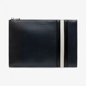 巴利/Bally 墨蓝色粒面小牛皮手拿包 6226293