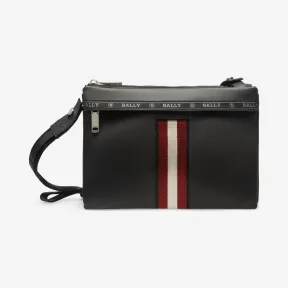 巴利/Bally 黑色皮革斜挎包 6227942
