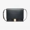 巴利/Bally 深海军蓝小牛皮斜挎包 6228715