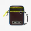 巴利/Bally 多重西梅红皮革斜挎包 6228737