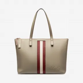 巴利/Bally 石灰色皮革托特包 6229852