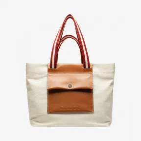 巴利/Bally 自然色织物面料托特包 6229866