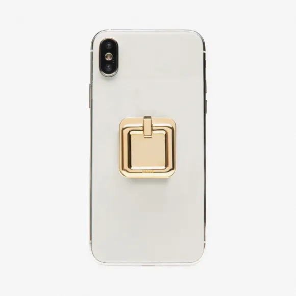 巴利/Bally 金黄色金属手机指环 6230647