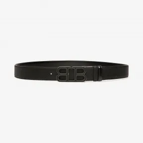 巴利/Bally 男士黑色压纹牛皮腰带 6232287