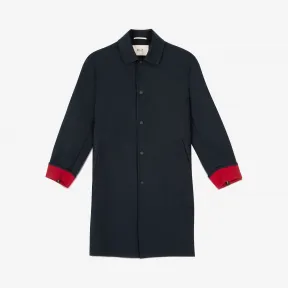 巴利/Bally 海军蓝风雨衣式混纺棉外套 6233470